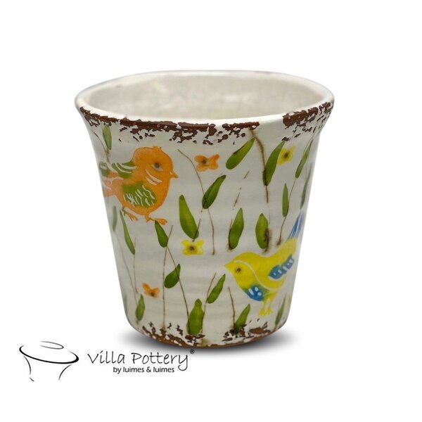 Villa Pottery  Babette Bird Pot Vaas