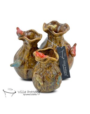 Villa Pottery  Gele tuit vaas Santiago