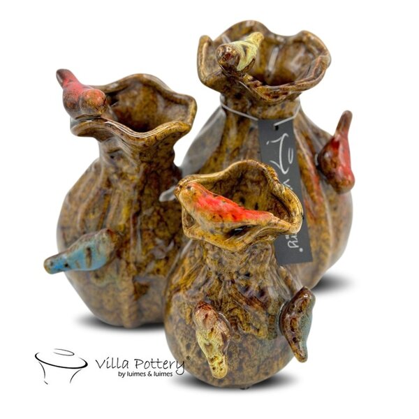 Villa Pottery  Gele tuit vaas Santiago