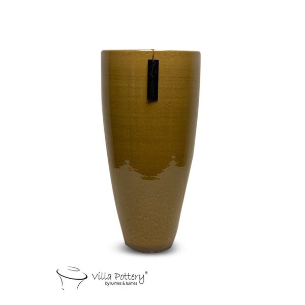Villa Pottery  Oker bruine vaas Georgia