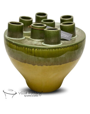 Villa Pottery  Jersey Groen Geel