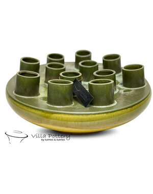 Villa Pottery  Jersey Groen Geel