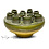 Villa Pottery  Jersey Donker Groen Geel