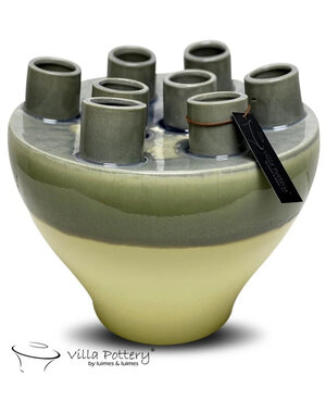 Villa Pottery  Jersey Grijs Groen Geel