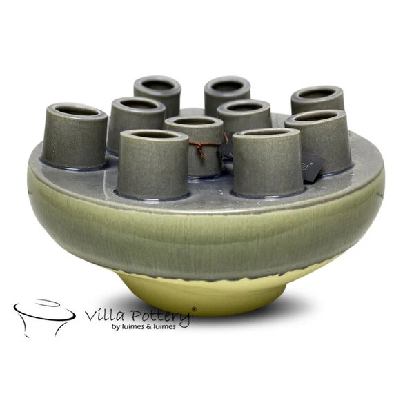 Villa Pottery  Jersey Grijs Groen Geel