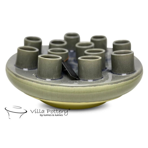 Villa Pottery  Jersey Grijs Groen Geel