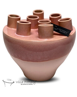 Villa Pottery  Jersey Roze