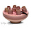 Villa Pottery  Jersey Roze