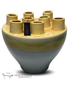 Villa Pottery  Jersey Geel Grijs