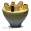 Villa Pottery  Jersey Geel Grijs