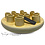 Villa Pottery  Jersey Geel Grijs