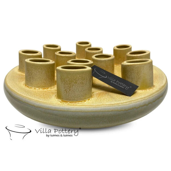 Villa Pottery  Jersey Geel Grijs
