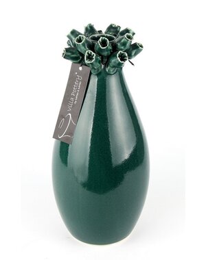 Villa Pottery  Kiekie Dark Green