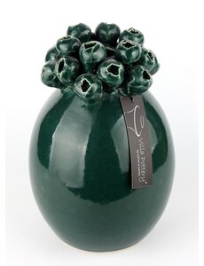 Villa Pottery  Kiekie Donker Groen