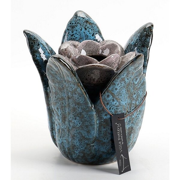 Villa Pottery  Lilou Blauwe vaas