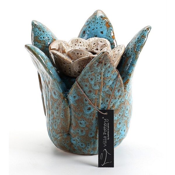 Villa Pottery  Lilou Blauwe vaas