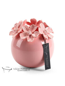 Villa Pottery  Jolie vaas Roze