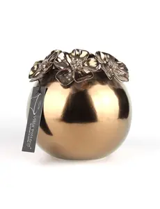 Villa Pottery  Gouden bloemenvaas Jolie