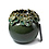Villa Pottery  Groene bloemenvaas Jolie