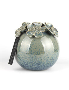 Villa Pottery  Blauwe Bloemenvaas Jolie
