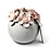 Villa Pottery  Grijze bloemenvaas Jolie