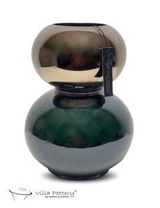 Villa Pottery  Andes vaas Goud Groen