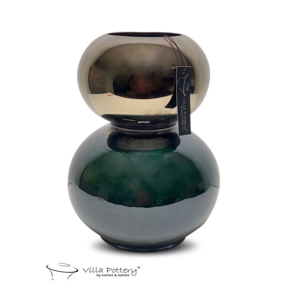 Villa Pottery  Andes vaas Goud Groen