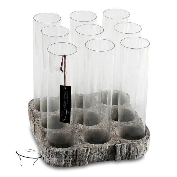 Villa Pottery  Vaas Bhutan woodtube