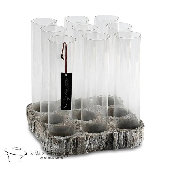 Villa Pottery  Vaas Bhutan woodtube