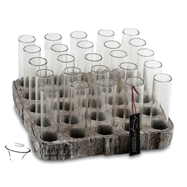 Villa Pottery  Vaas Bhutan woodtube