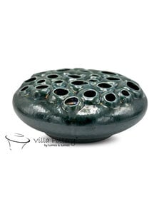 Villa Pottery  Groene schaal vaas Coral