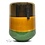 Villa Pottery  Andes vaas Goud Geel Groen
