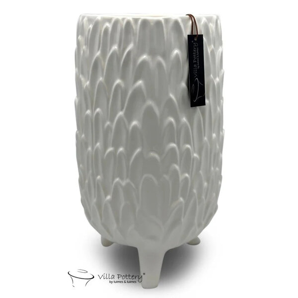 Villa Pottery  Witte Vaas Vivat