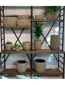 HS Potterie Benton vaas Bruin