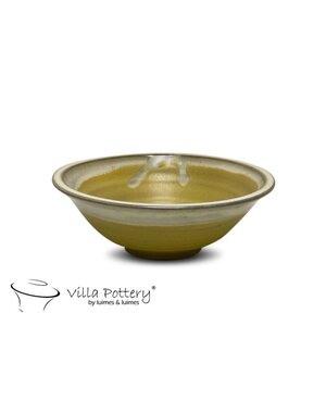 Villa Pottery  Gele schaal Cote D'Azur