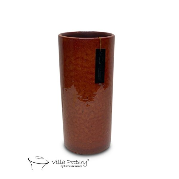 Villa Pottery  Houston Vaas Rood Oranje