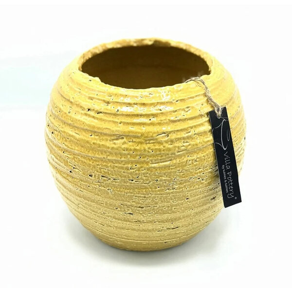 Villa Pottery  Gele bolpot Stelvio