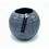 Villa Pottery  Zwart Blauwe pot Stelvio