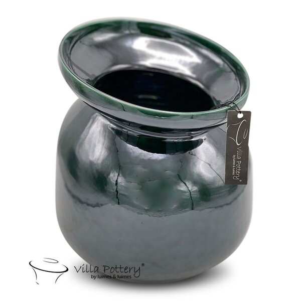 Villa Pottery  Groene Vaas Maurice