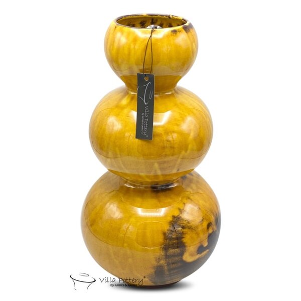 Villa Pottery   Vaas Maurice Geel