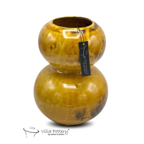 Villa Pottery   Vaas Maurice Geel