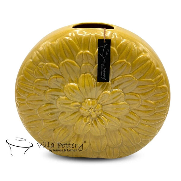 Villa Pottery  Tobago vaas Caramel