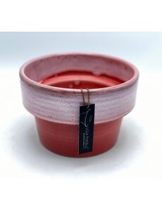 Villa Pottery  Toscane Pot Red Pink