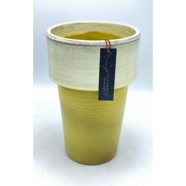 Villa Pottery  Toscane Pot Yellow