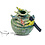 Villa Pottery  Licht Groene vogel vaas Grenada