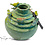 Villa Pottery  Licht Groene vogel vaas Grenada