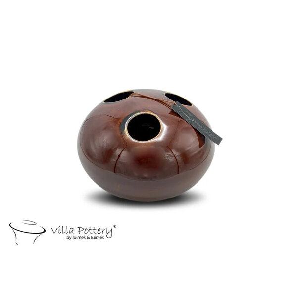 Villa Pottery  Bruin Cognac vaas Marrakech