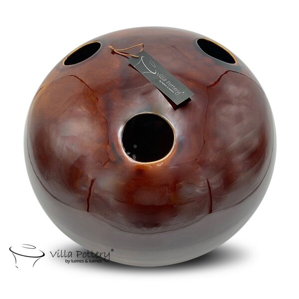 Villa Pottery  Bruin Cognac vaas Marrakech