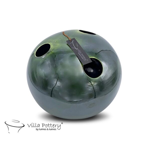 Villa Pottery  Groen vaas Marrakech