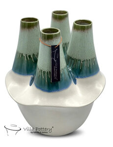 Villa Pottery  Groene vaas Valance